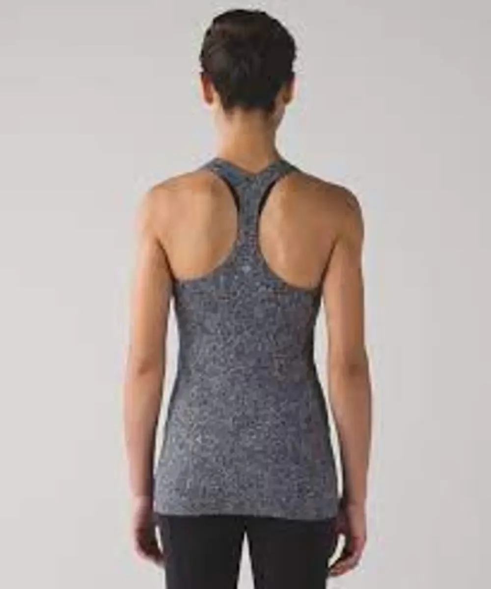 Lululemon Cool Racerback II Wee Are From Space Deep Coal Battleship Size 4/6